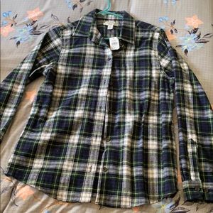 L.L. Bean Relaxed Fit XS Flannel